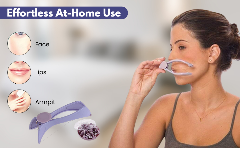 Eyebrow Threading Tool | Painless Face Hair Remover for Women
