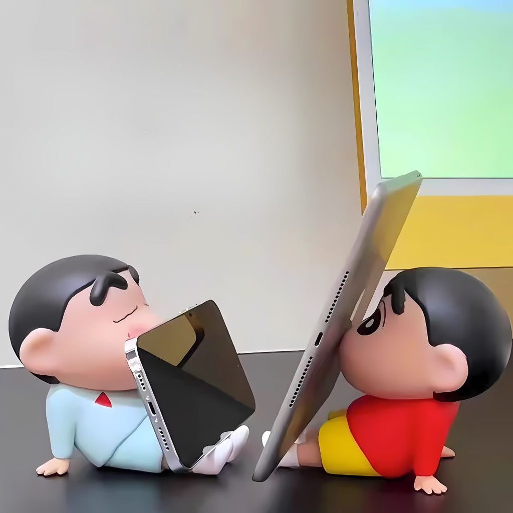 Sleepy ShinChan Mobile Holder | Sitting Figure Mobile Stand ( Cash on delievery available)