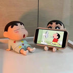 Sleepy ShinChan Mobile Holder | Sitting Figure Mobile Stand ( Cash on delievery available)