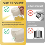 Premium 2-in-1 Oil Dispenser Bottle  - Glass, Spray and Pour Design