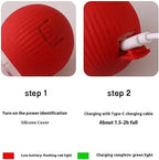 Interactive Rolling Dog Toy – 360° Electric Smart Rolling Ball for Dogs and Cats