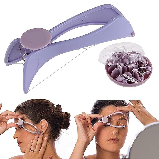 Eyebrow Threading Tool | Painless Face Hair Remover for Women