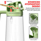 Premium 2-in-1 Oil Dispenser Bottle  - Glass, Spray and Pour Design