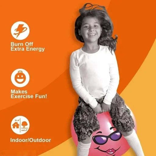 Kids Sit And Bounce Rubber Hop Ball Jumping & Bouncing Ball